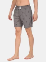 US POLO ASSN Printed Grey Boxer Shorts for Men