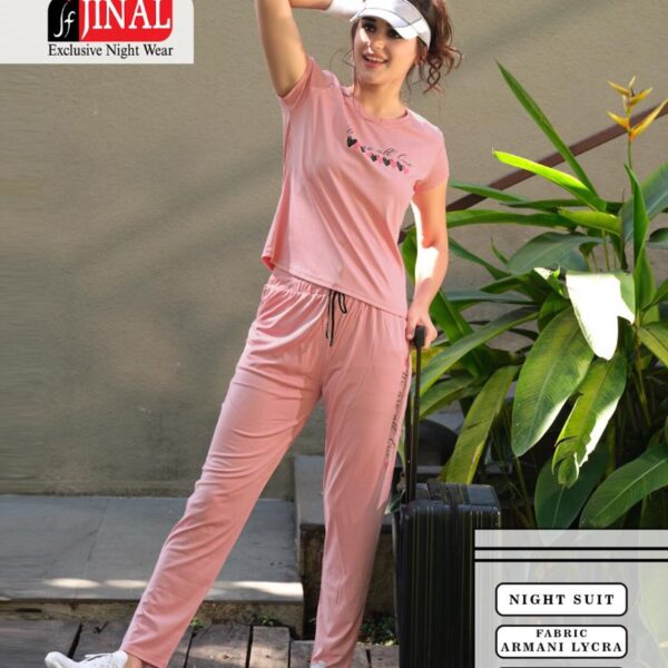 Pink Nightsuit For Women